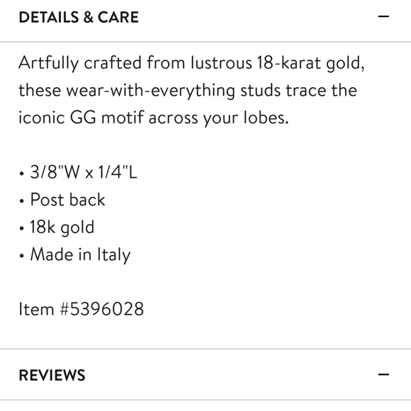 Gucci Double G Stud Earrings - Picture 3 of 7